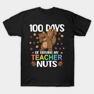 dabbing Squirrel 100th day of school T-Shirt